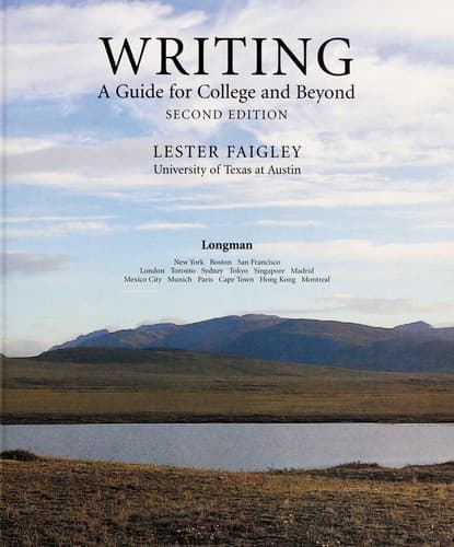 Tapa de Writing
