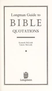 Tapa de Longman guide to Bible quotations