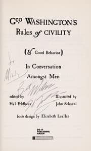 Tapa de Geo. Washington's rules of civility (& good behavior) in conversation amongst men