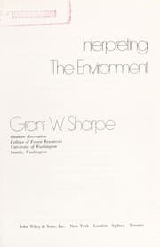 Tapa de Interpreting the environment