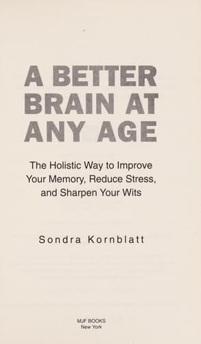 Tapa de A better brain at any age