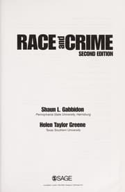 Tapa de Race and crime