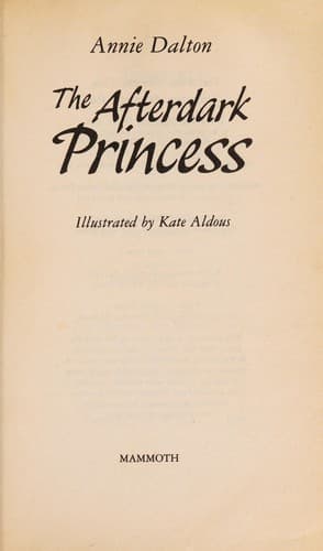 Tapa de The Afterdark Princess