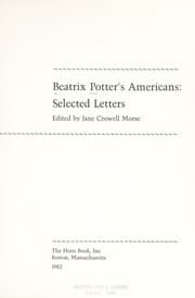 Tapa de Beatrix Potter's Americans