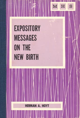 Tapa de Expository messages on the new birth