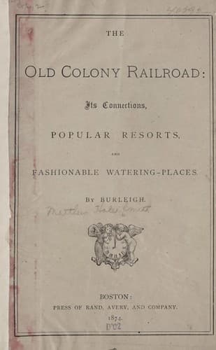 Tapa de The Old Colony railroad