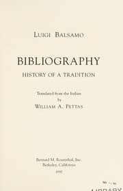 Tapa de Bibliography