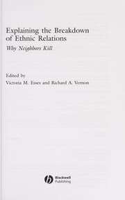 Tapa de Explaining the breakdown of ethnic relations