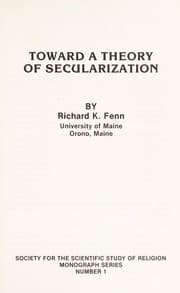 Tapa de Toward a theory of secularization