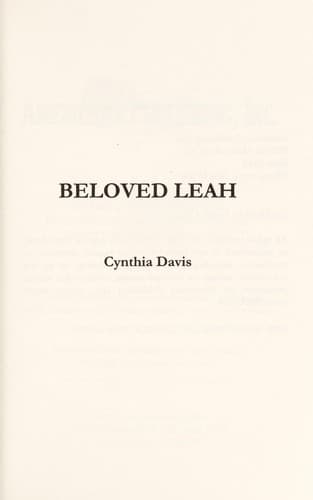 Tapa de Beloved Leah
