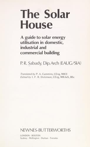 Tapa de The solar house