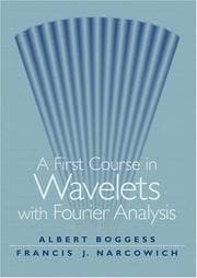 Tapa de A first course in wavelets with Fourier analysis