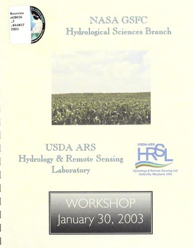 Tapa de NASA GSFC Hydrological Sciences Branch
