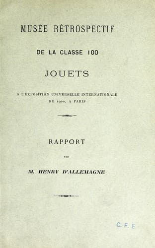 Tapa de Musée rétrospectif de la classe 100