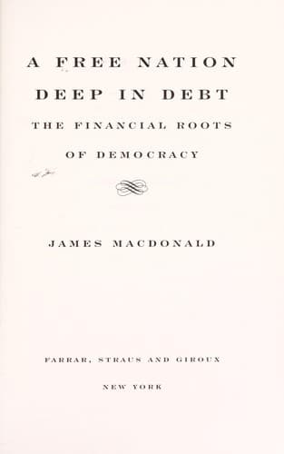 Tapa de A free nation deep in debt