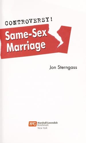 Tapa de Same sex marriage