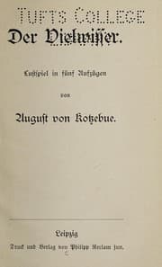 Tapa de Der Vielwisser