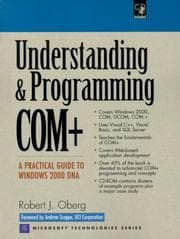 Tapa de Understanding and Programming COM+