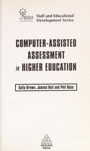 Tapa de Computer-assisted assessment in higher education