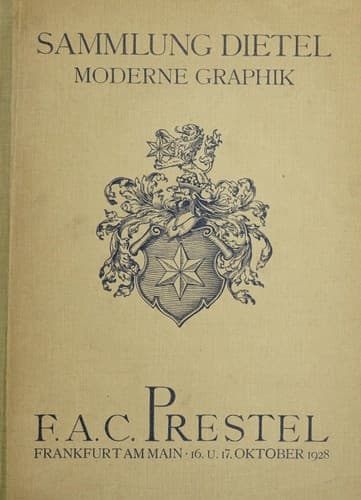 Tapa de Meister-Werke, moderner Graphik