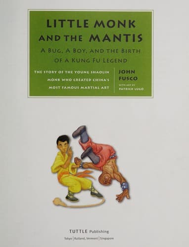 Tapa de Little monk and the mantis