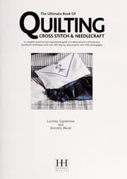 Tapa de The ultimate book of quilting cross stitch & needlecraft