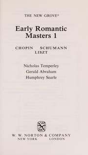 Tapa de Early Romantic Masters (New Grove Composer Biography)