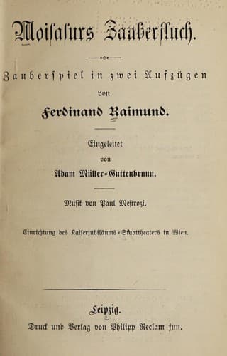Tapa de Moisasurs Zauberfluch