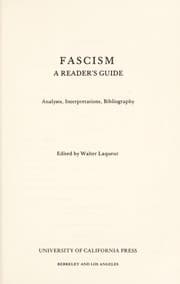 Tapa de Fascism