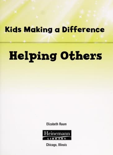 Tapa de Helping others