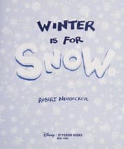 Tapa de Winter is for snow