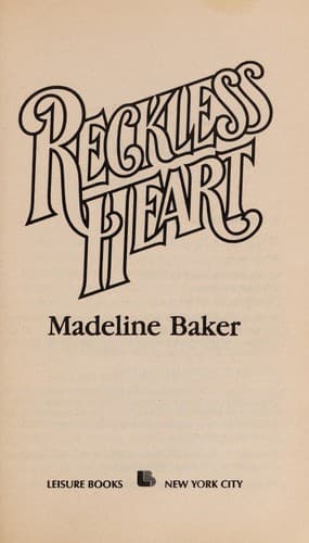 Tapa de Reckless Heart