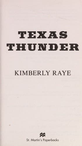 Tapa de Texas thunder