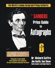 Tapa de The Sanders Price Guide to Autographs