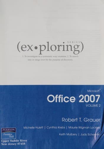 Tapa de Microsoft Office 2007
