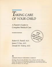 Tapa de Taking Care of Your Child