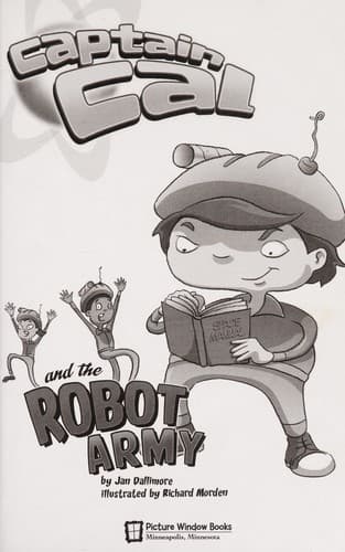 Tapa de Captain Cal and the robot army