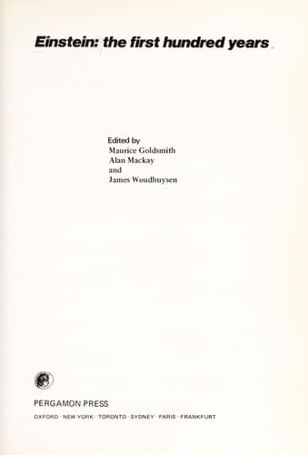 Tapa de Einstein