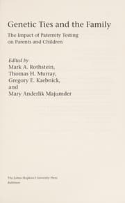 Tapa de Genetic ties and the family