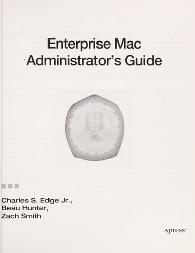 Tapa de Enterprise Mac administrator's guide