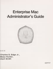 Tapa de Enterprise Mac administrator's guide