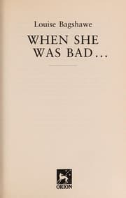 Tapa de When she was bad