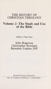 Tapa de The study and use of the Bible