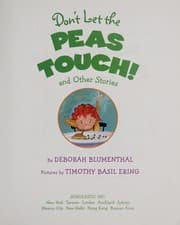 Tapa de Don't let the peas touch!