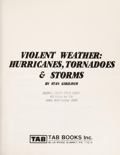 Tapa de Violent weather