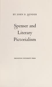 Tapa de Spenser and literary pictorialism
