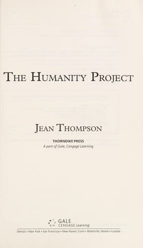 Tapa de The humanity project