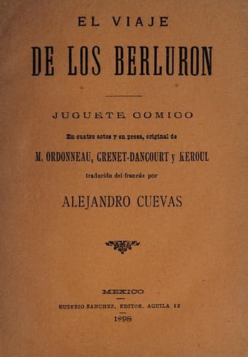 Tapa de El viaje de los Berluron