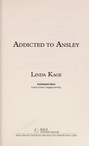 Tapa de Addicted to Ansley