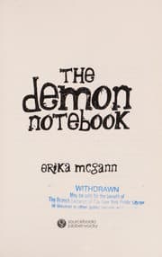 Tapa de The demon notebook